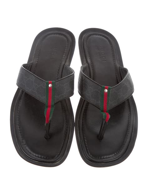 low gucci flp flop|gucci slide sandals.